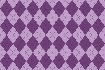 Argyle pattern. Seamless geometric background for fabric, textile, clothing, wrapping paper. Backdrop for party invite card