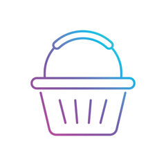 Basket vector icon