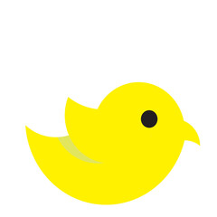 Yellow Bird Clipart sketch For Graphic Bird design