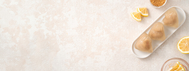 Zongzi, crystal ice rice dumpling for Dragon Boat Festival food.