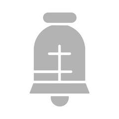 Obraz premium bell tower icon on a white background, vector illustration