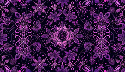 purple pattern 
