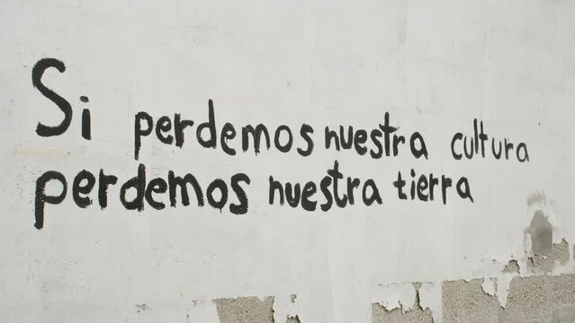 Spanish says if we lose ourselves we will lose our planet