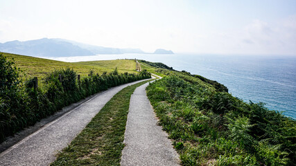 Fototapeta premium Path near the beach in northern Spain