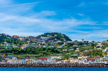 Fototapeta premium The wonderful island of Capri, amalfi coast, bay of naples, italy