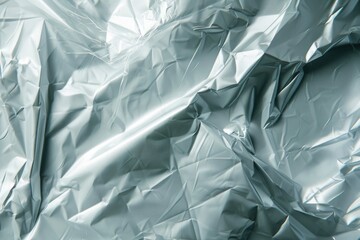 Obraz premium Close up of a sheet of aluminum foil. Suitable for kitchen or household related designs