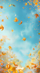 Autumn autumn leaves background