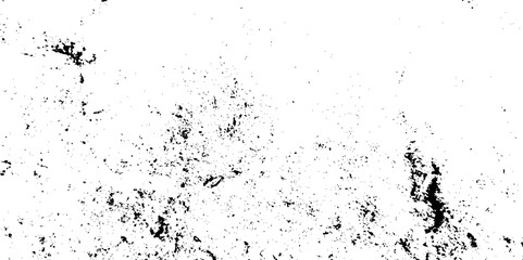 Dirt messy splash overlay and Black and white Dust overlay distress grungy effect paint. Black and white grunge seamless texture. Dust and scratches grain texture on white and black background.