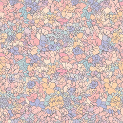 Vector illustration of an intricate multicolored pattern, perfect for wallpapers