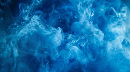 The Ethereal Blue Smoke Texture