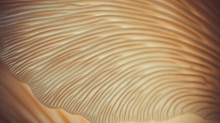 Close-Up White Mushroom Gills: Unveiling Nature's Intricacies