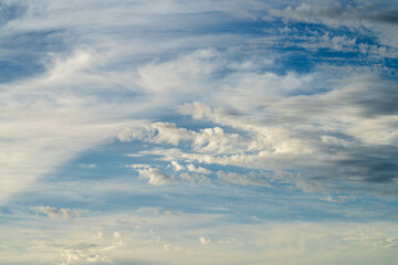 clouds above a farm in australia