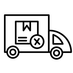 Delivery Cancelled Icon