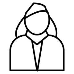 Female Staff Icon