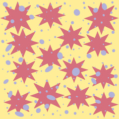 seamless pattern with stars
