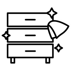Cleaning Drawers Icon