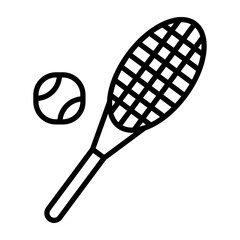 Tennis Racket Icon