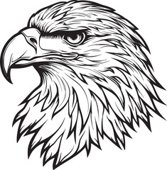 Eagle Logo Vector Design, Mascot Vector Illustration