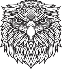 Obraz premium Eagle Logo Vector Design, Mascot Vector Illustration