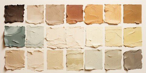 Top View of Multicolored Cracked Eyeshadow Pans