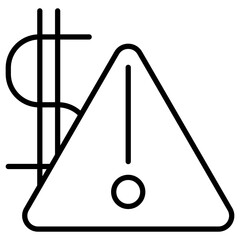 Financial Risk Icon