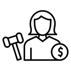 Bribed Judge Icon