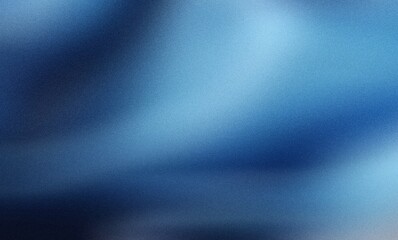 blue black white retro grainy gradient background noise texture effect summer poster design seamless colors teal abstract wave pattern.