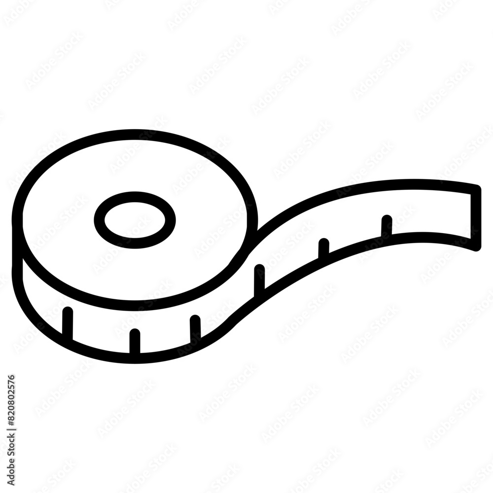 Canvas Prints measuring tape icon