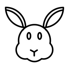 Rabbit Face Icon