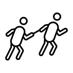 Relay Baton Icon