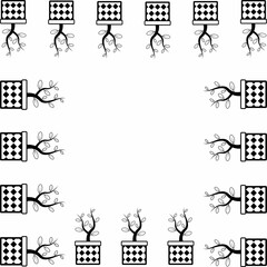  Digital paper, heart paper, seamless paper, seamless pattern, boho, boho pattern, paper