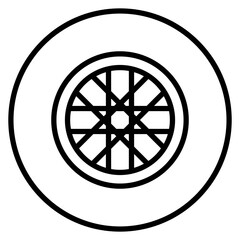Obraz premium Tire Icon