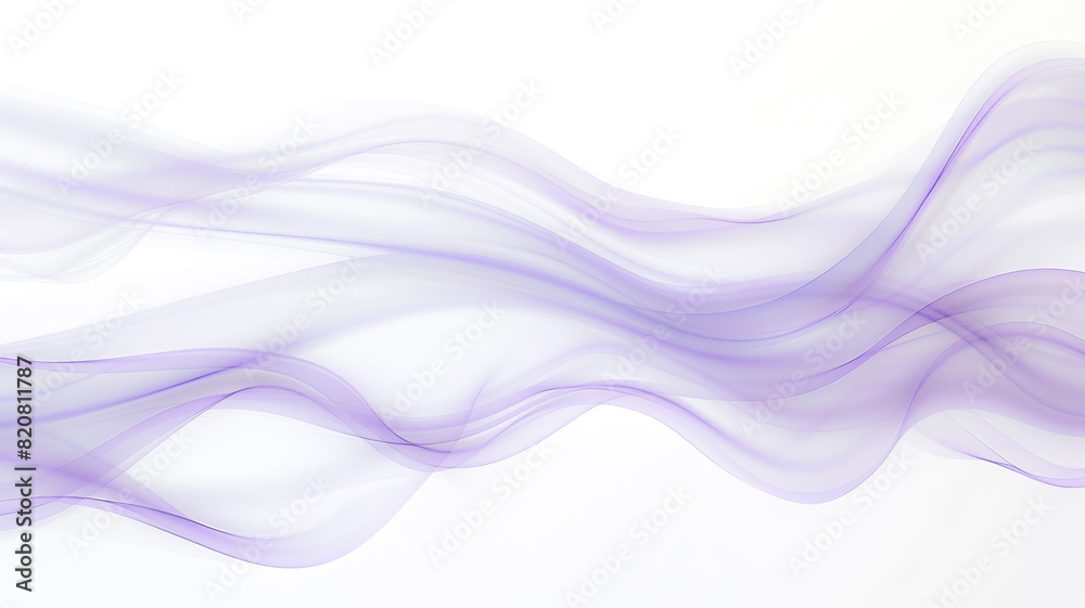 Wall mural abstract lavender wavy background with smooth curves and soft edges. can be used for backdrop, backg