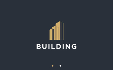 building logo design vector silhouette illustration