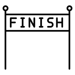 Finish Line Icon