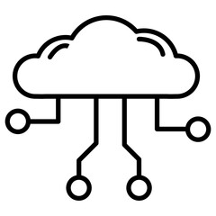 Cloud Network Icon