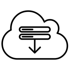 Cloud Download Icon