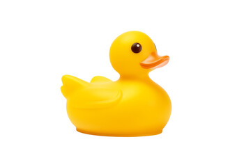The Sunshine Duck Admires the Odessey on a White or Clear Surface PNG Transparent Background.
