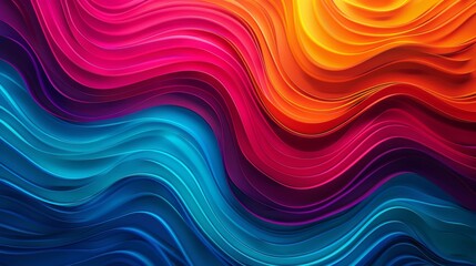 Obraz premium Abstract Lines and Bold Colors Hipster Style background