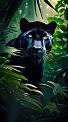 A black and white tiger, a black and white cat, and a black and white tiger cub in a wild zoo setting