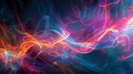 Fototapeta premium Abstract Colors Dance of Luminescence