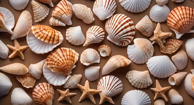 Many sea shells.
