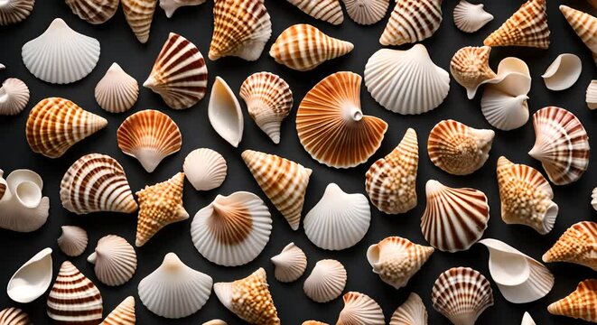 Many sea shells.