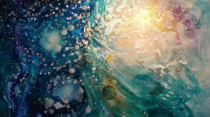 Fototapeta premium Abstract Constellation of Glitter and Light background