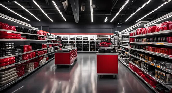 Car accessories store.