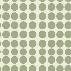 Seamless Polka Dot Pattern Background in Pastel Tones