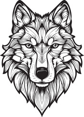 Fototapeta premium Wolf vector illustration