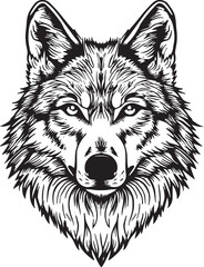 Wolf vector illustration