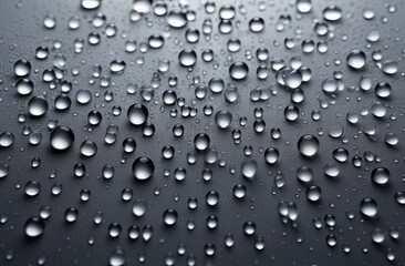 Fototapeta premium Serum or water drops. Texture of organic oil bubbles on bright background. Concept of skin moisturizing. Oil and water bubbles macro photography.