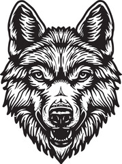 Wolf vector illustration